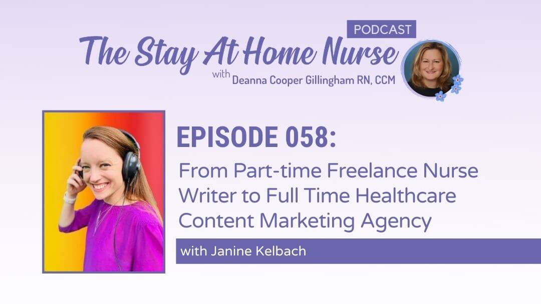 Part-time Freelance Nurse Writer to Full Time Healthcare Content Marketing Agency